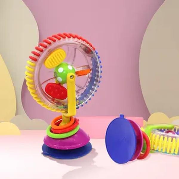 Bebê Calmante Toy Ferris Wheel Bonito Entretenimento Macio e Estimulante para Calmar Little Ones Cor Aleatória