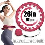 Ajustável destacável Hula Circle Sport Hoops, Home Workout Enhancer, Full Body Fitness Core, Apertamento e Perda de Peso Inteligente