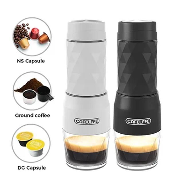 Cafelffe-Máquina de café expresso manual portátil, máquina de café quente e frio, cápsula e terra, imprensa manual, casa, escritório, viagens, 3 em 1