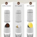 Cafelffe-Máquina de café expresso manual portátil, máquina de café quente e frio, cápsula e terra, imprensa manual, casa, escritório, viagens, 3 em 1