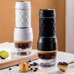 Portable Espresso Coffee Maker, Hand Press Capsule, Coffee Brewer moído, máquina de café para casa, viagens e piquenique Supply
