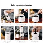 Portable Espresso Coffee Maker, Hand Press Capsule, Coffee Brewer moído, máquina de café para casa, viagens e piquenique Supply