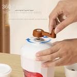 Máquina de gelo raspada portátil Mini triturador de gelo Fabricante de milkshake Portátil Máquina de granizo pequena Ferramenta de cozinha