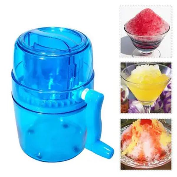 Snow Cone Smoothie Ice Block Making Machine, Ice Shaver, Handle Ice Crusher, Multifunções Manual, Fabricante portátil de gelo Slush, Casa