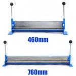 Máquina de dobramento manual de chapa metálica, Roll Bending Folding, 0-90 ° Pasta Workshop, Brake Bender Tool, 460mm, 760mm