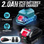 Polidor de carro sem fio, polimento sem fio, 6 engrenagens, máquinas de polimento elétrico, ferramentas elétricas para Makita, bateria 18V, 21V