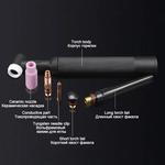 Tungstênio Inerte Gás Soldagem Pistola, Tig Torch Head, Acessórios de soldador para solda, WP17, WP18, WP26