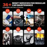 Autel-MaxiCOM Ferramentas de Diagnóstico MK808KBT Pro, OBD2 Scanner, Code Reader, todos os sistemas, o mesmo que MK808BT PRO