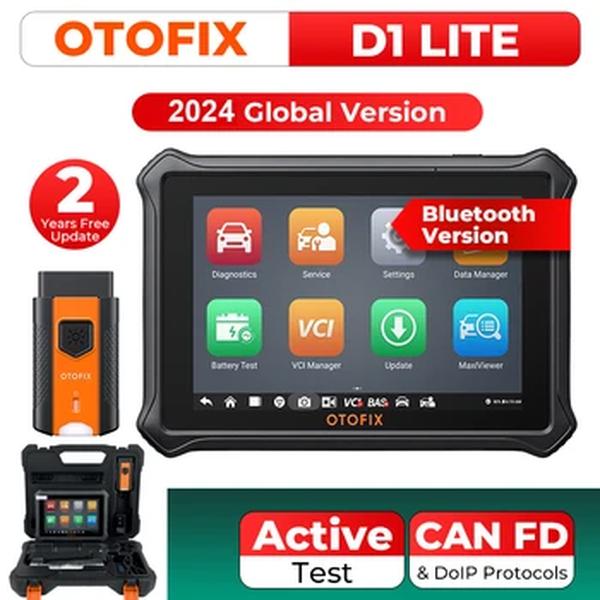 OTOFIX D1 LITE OBD2 Scanner Ferramenta de diagnóstico de carro Bluetooth Controle bidirecional sem fio OBD Ferramenta de digitalização automotiva Teste ativo