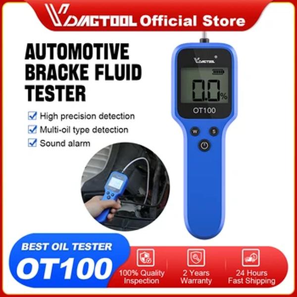 Vdiagtool ot100 display lcd testador de óleo do motor ferramentas diagnóstico qualidade do óleo analisador conteúdo água para verificar detector qualidade óleo