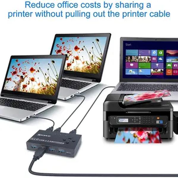 MZX KM-KVM Switch Selector, USB 3.0 Hub, 4 Computador, Laptop, PC, Desktop, Splitter Acessórios, Macbook Pro, Teclado, Mouse, KVM