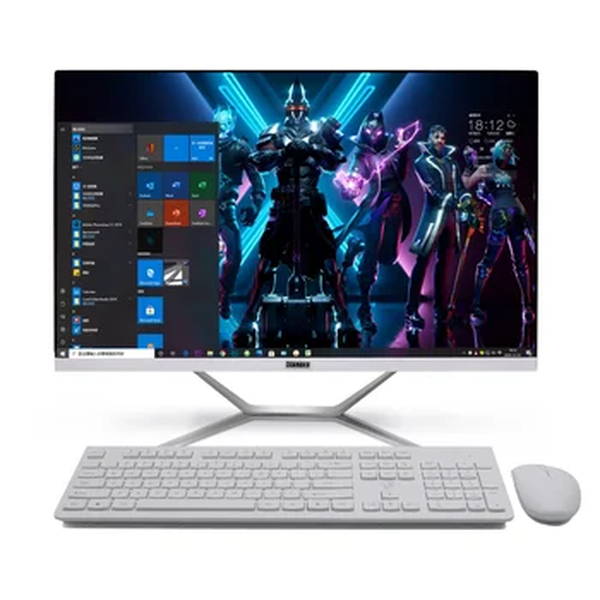Computador branco do jogo do Desktop, todo em um jogador do PC, monobloco, NVIDIA GTX1650, 4G GDDR5, 23.8 ", 27", Intel 8 Core i7, 10870H