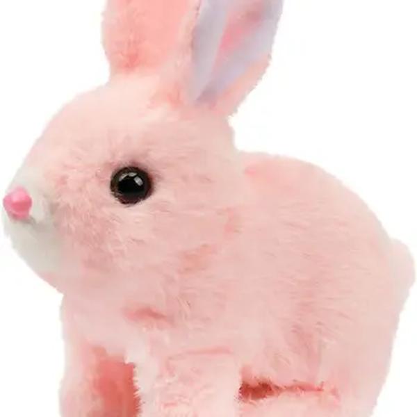 Brinquedo eletrônico interativo coelho pet, Som e ação Características, Fun Playtime, Presente perfeito para crianças, Enfeites de mesa, Bonito