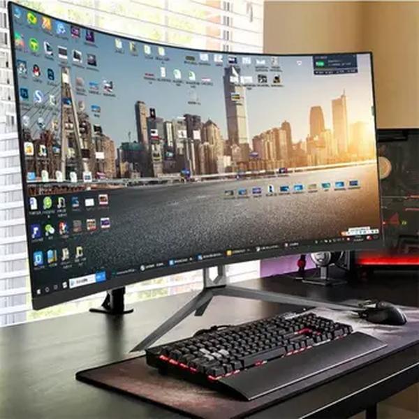 Gaming Desktop Computador com Placa Gráfica HD, Tudo em Um, PC Gamer, Monitor Branco, Core i7, CPU, i5, i3, NVIDIA GTX, 4G, 34"