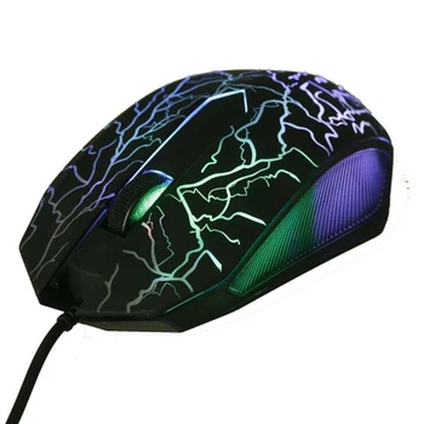 Mouse profissional LED colorido para jogos, ultra preciso para Dota2 LOL Gamer, mouse ergonômico com fio USB, 3200DPI