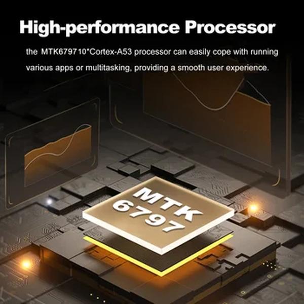 Tablet de Memória Expansível, Grande Capacidade de Armazenamento, Alta Definição, Chamadas 5G, 10-Core, Processador MTK6797, 8GB + 256GB, Tela de 10,1"