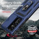 Samsung galaxy s24 ultra caixa do telefone móvel com anel magnético, tampa traseira com câmera deslizante, para s24 + plus