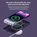 Caixa magnética de silicone líquido para iPhone, Magsafe Case, carga sem fio, Capa Acessórios, iPhone 11, 13, 12, 14, 15 Pro Max, Plus, Original