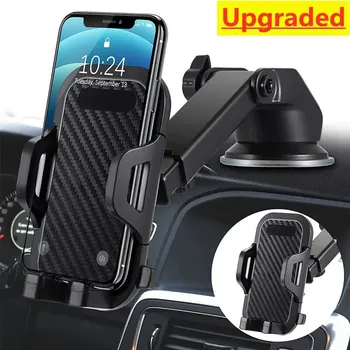 Sucker Car Phone Holder Mount Stand, Smartphone Celular Suporte, Suporte para iPhone, Xiaomi, Huawei, Samsung, Ventosa