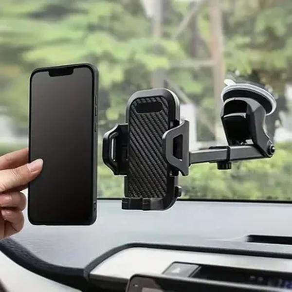 Sucker Car Phone Holder Mount Stand, Smartphone Celular Suporte, Suporte para iPhone, Xiaomi, Huawei, Samsung, Ventosa