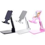 Espaço de Carregamento Suporte Do Telefone Celular Universal Ajustável Titular Do Telefone Móvel Suporte Tablet Dobrável para IPad para IPhone Huawei Xiaomi