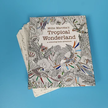 Millie Marotta's Tropical Wonderland Coloring Book, Postais para colorir, 30 folhas