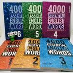 Livro de vocabulário para o exame elementar, Novo, 4000 palavras essenciais em inglês, 1-6 núcleo, 6 livros por conjunto