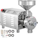 Vevor moedor de grãos elétrico 50kg 2200w comercial máquina moagem para grão seco soja milho spice erva grãos café trigo arroz