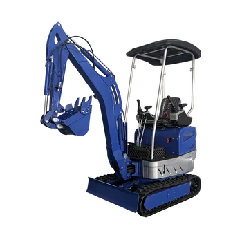 Mini Escavadeira Chinesa com Motor Forte, Escavador De Esteiras, Uso Agrícola, Máquina Escavadeira, Personalização, 1.5 Ton, EPA, Euro 5