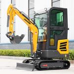 Mini Escavadeiras 2 Ton EPA Kubota Motor mini Escavadeira Fazenda Pequena Escavadeira 1 Ton 3 Ton Preços de Máquina Mini Escavadeira