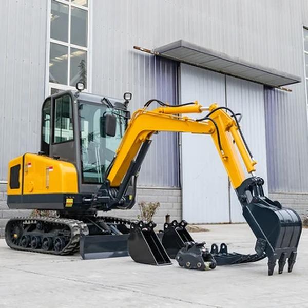 Mini Escavadeira pequena com polegar, Máquinas de movimentação de terra, China, Micro Digger, 2.5 ton, 3ton, 3.5 ton, Preço, Novo