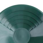 Panela ouro externa 10 polegadas com rifles para mineração pepitas bacia ouro para prospecção ouro portátil