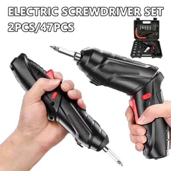 Conjunto de furadeiras elétricas sem fio, ferramentas elétricas, reparo de manutenção, bateria de lítio, Mini Household, chave de fenda, 3.6V, 1800mAh