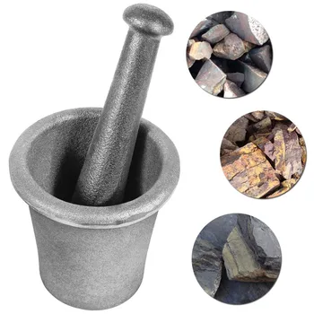 Esuya argamassa pilão ferramenta grande tamanho 6.5kg rock-minério triturador moagem mineração pulverizer mina prospecção ensaio ouro quartzo extra