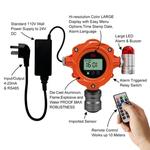 Detector de gás fixo industrial para sistema de monitoramento de alarme de vazamento de gás combustível ou tóxico