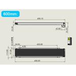 Máquina de Venda Automática com Estrutura de Aço Inoxidável, Mini Correia Transportadora, PU Belt, Carga Lane Channel, Sem Poder, 460mm, 24V