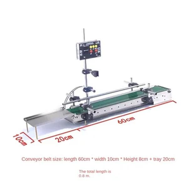 Correia transportadora impermeável automática, controle digital pequeno, produção