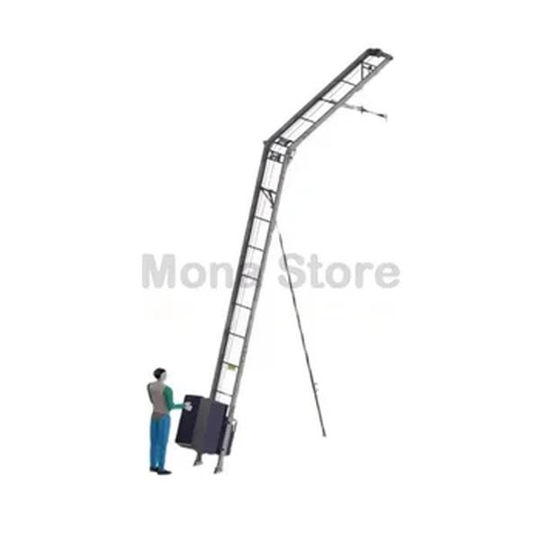 Porta de vidro e elevador de janela Painel solar Guindaste fotovoltaico elétrico de liga de alumínio Guincho talha