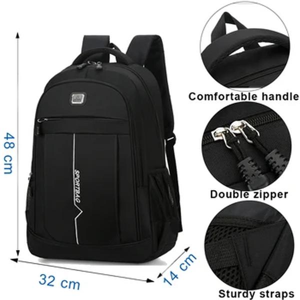 Waterproof Men's Backpack Trabalho 15.6 "Laptop Men Business Backpack College School Mochila para Boy Girl Book Bag Viagem Back Pack
