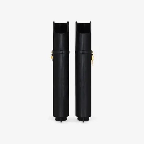 Botas femininas de salto alto de tubarão, moda outono e inverno, nova fivela de cinto de cabeça redonda, botas até o joelho, 44 botas de saia grande