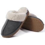 Pallene chinelos de pele de inverno para homens e mulheres, interior, aconchegante, flats difusos, slides para casa, luxuoso curto, camurça mulas, nova moda