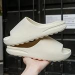 Sandálias de plataforma macia antiderrapante para homens e mulheres, sapatos de verão EVA, chuveiro interno ao ar livre, chinelo de banheiro