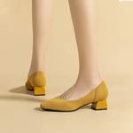 Sapatos de salto alto respiráveis para mulheres, calçado antiderrapante, calçado de caminhada para primavera e outono, net fashion, tamanho grande 43, novo, 2023