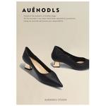 Sapatos de dedo apontado com salto médio para mulheres, salto de bloco, bege, estilo coreano, formal, sexy, primavera, mais recente, E, quadrado, primavera