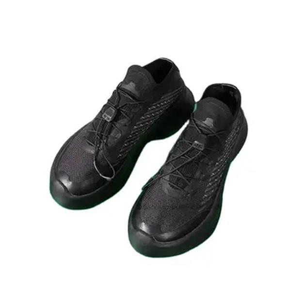 Tênis brancos com cordões para mulher, calçados esportivos casuais, com dedo do pé redondo, patchwork, malha, cor sólida