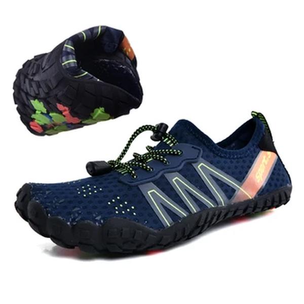 Sapatos masculinos de secagem rápida, sandálias de praia ao ar livre, sapatos Aqua a montante, natação descalça, mergulho de rio e mar, tamanho grande 46