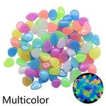 Seixos luminosos no escuro, Brilham no escuro, Pedras brilhantes para ao ar livre, Passarelas, Casa, Jardim, Quintal, Decoração, Tanque de peixes, 50pcs