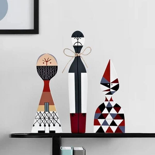 Decoração para casa sala de estar kawaii acessório esculturas & figuras personagem formas adorável madeira artesanal europa itens domésticos