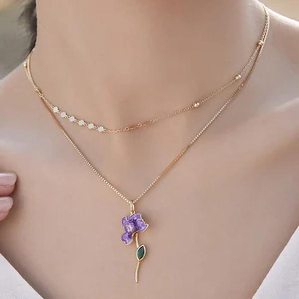 Bamoer u 925 prata esterlina simples corrente colar banhado a ouro moda colar para feminino correspondência nupcial presentes de casamento jóias