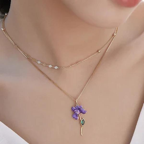 Bamoer u 925 prata esterlina simples corrente colar banhado a ouro moda colar para feminino correspondência nupcial presentes de casamento jóias